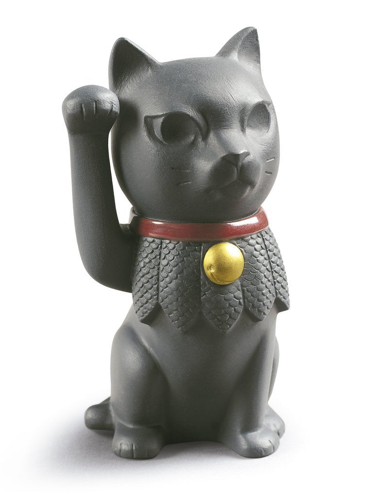 010 - 09166 - LLADRO® Figur »MANEKI NEKO (SCHWARZ) - 13 cm« 01009166
