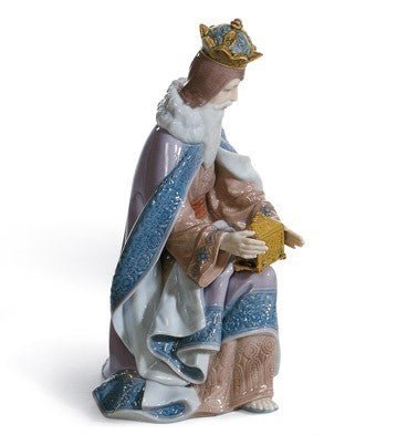 010 - 01423 - LLADRO® Figur »MELCHIORS ANKUNFT BEI DER KRIPPE« 01001423