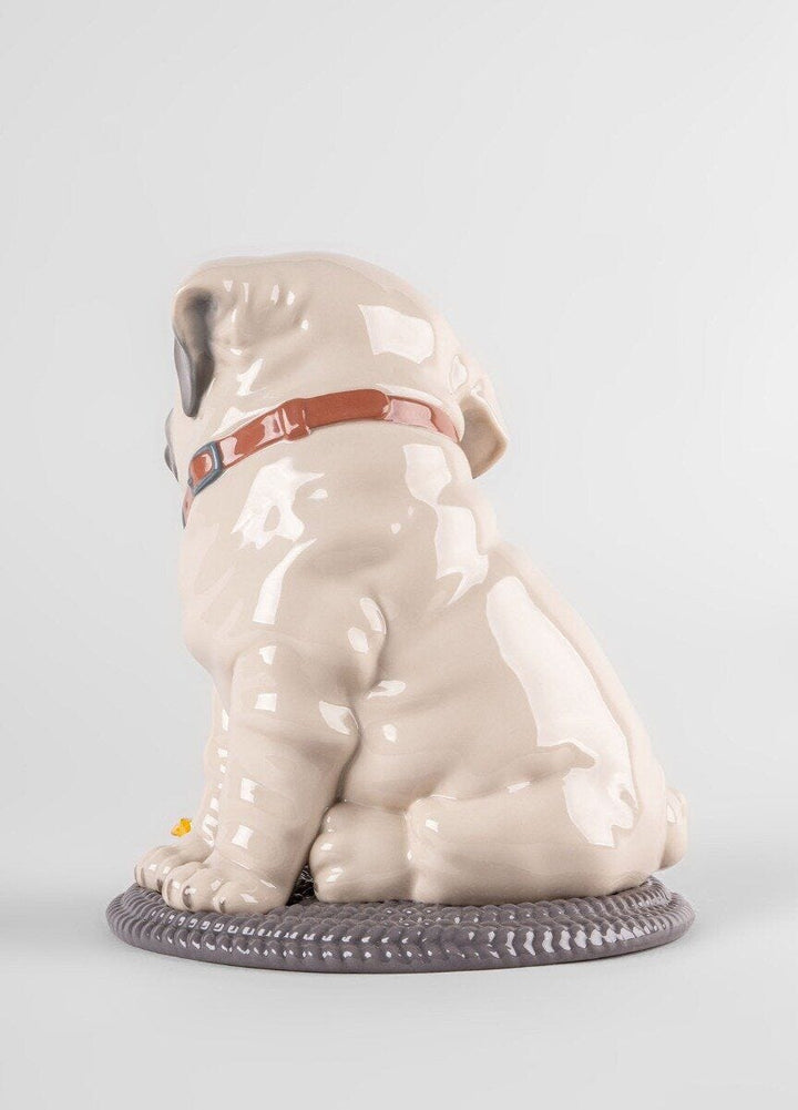 LLADRO® Figur Mops Puppie Pug Skulptur 24x20x20cm 01009689 2023-010-09689