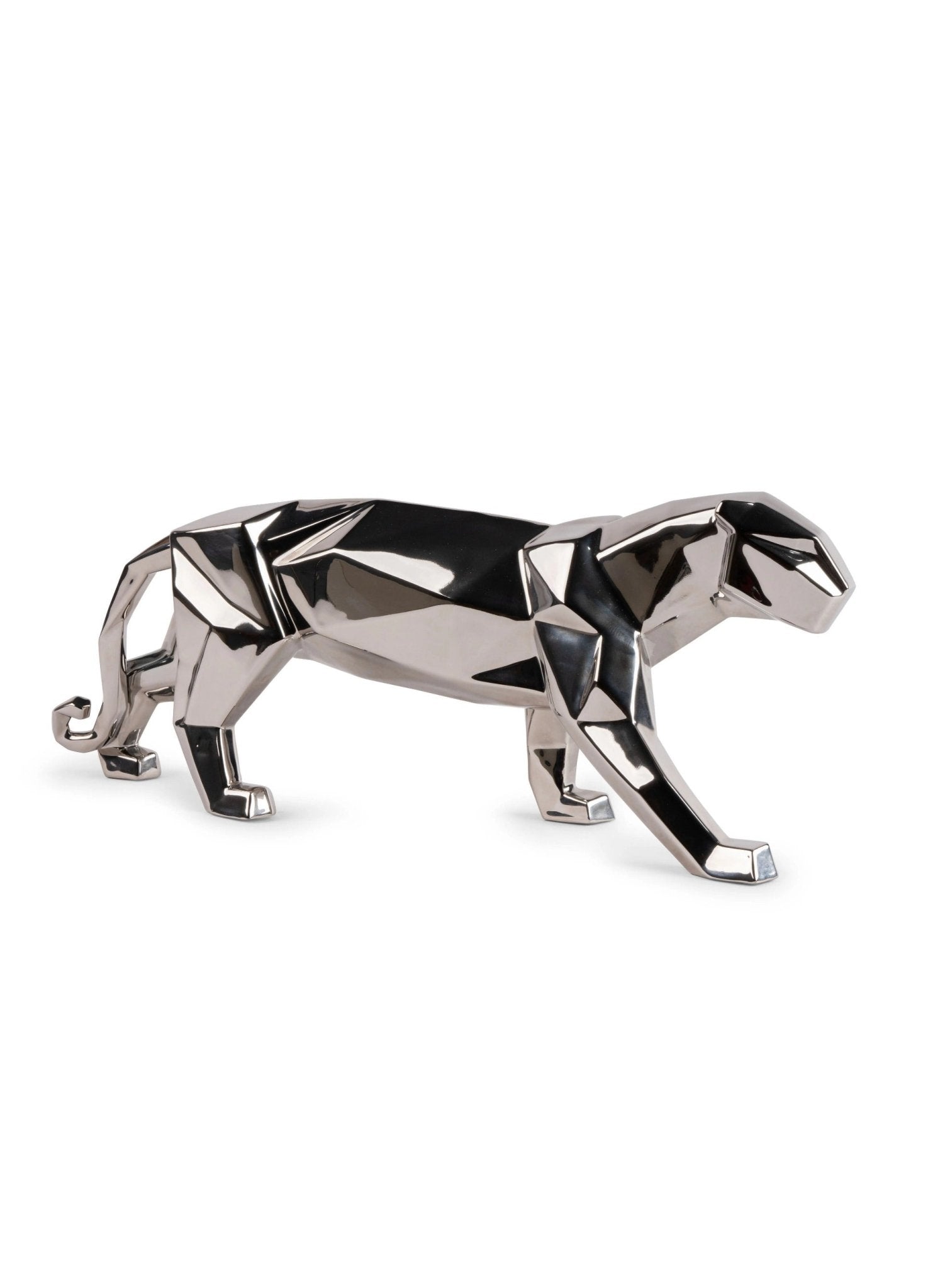 010 - 09591 - LLADRO® Figur »Panther (silver) Sculpture 50cm lang « 01009591