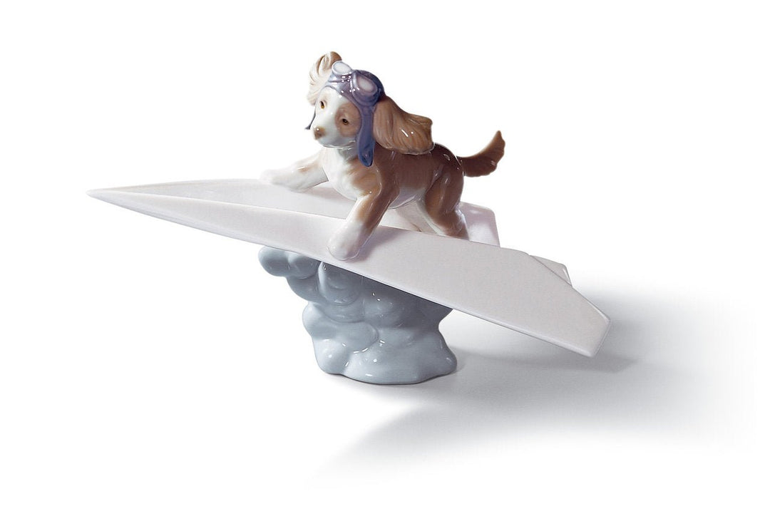 LLADRO® Figur »Papierflugzeug mit Hundepilot« 01006665-010-06665