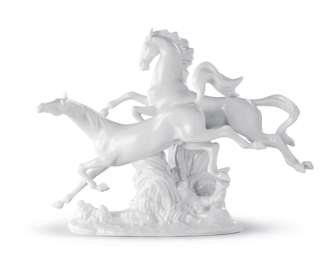 LLADRO® Figur »Pferde Im Galopp (Weiss) - 30 cm« Figuren 01008682-010-08682