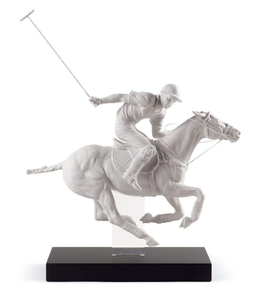 010 - 08719 - LLADRO® Figur »Polospieler - 61 cm« limitiert e Figuren 01008719