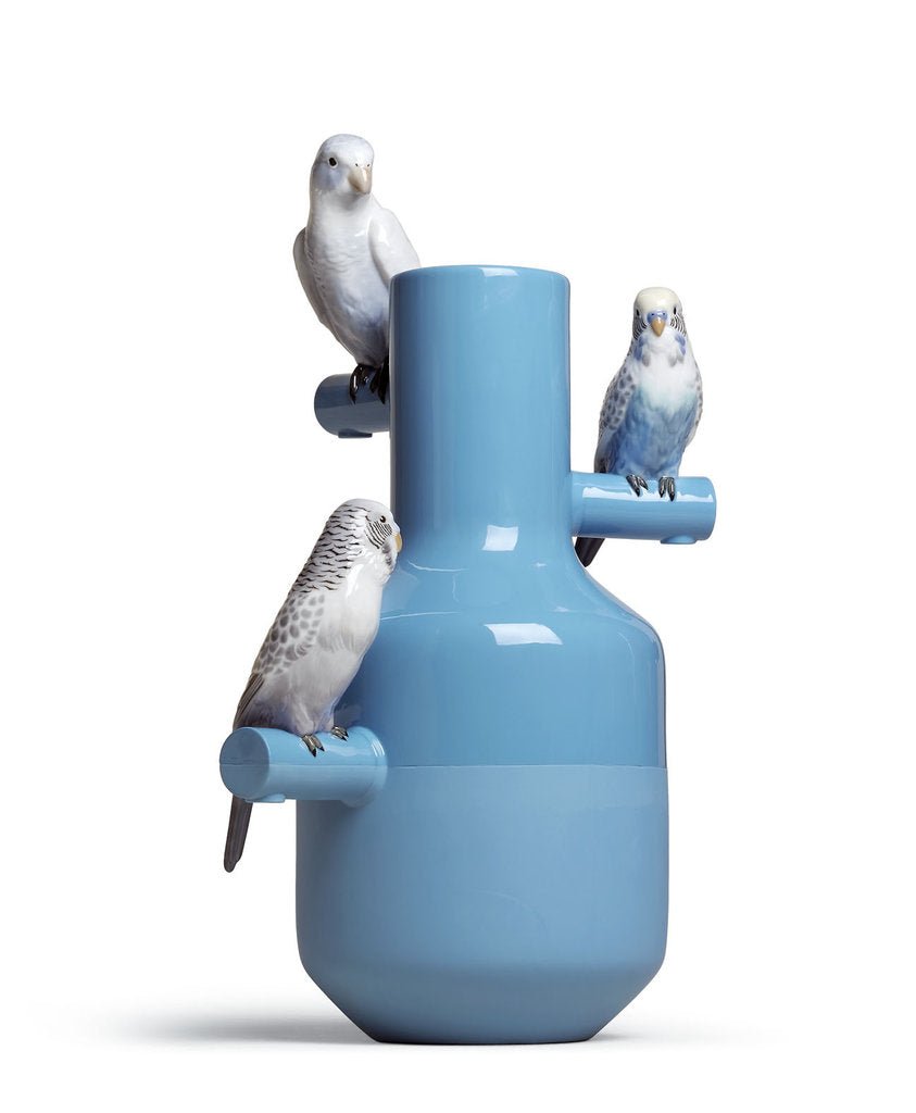 010 - 07850 - LLADRO® Figur » Porzellanvase »Parrot Parade« Party Collection« 01007850