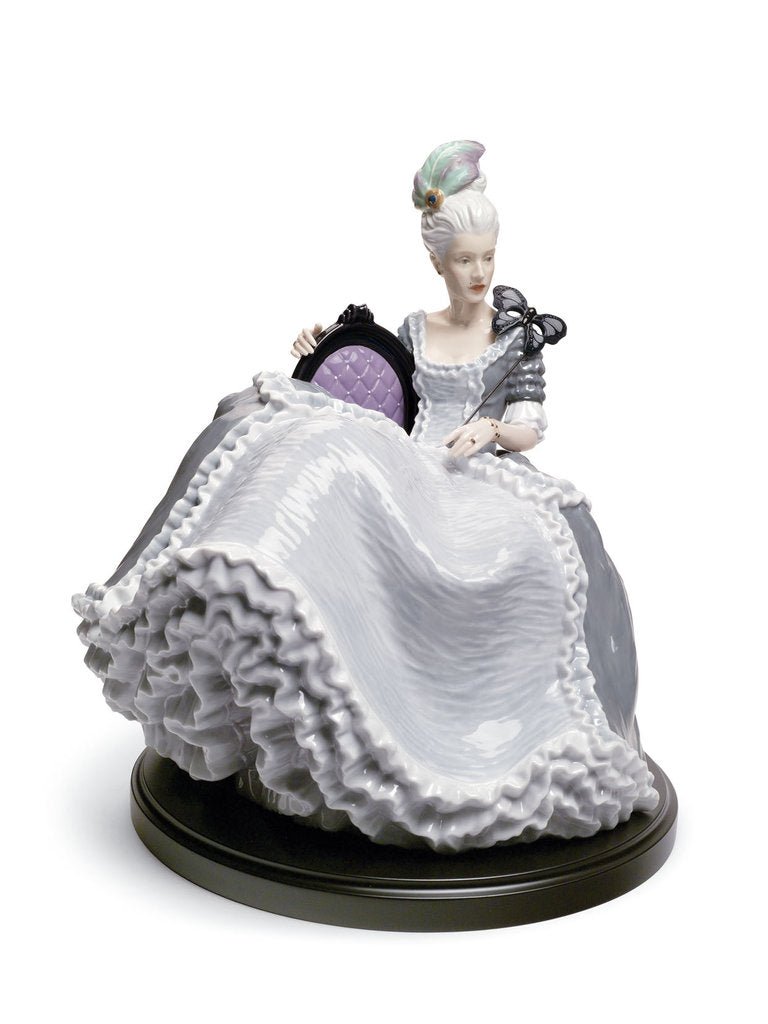 010 - 08423 - LLADRO® Figur »Rokokodame auf Dem Ball« 01008423