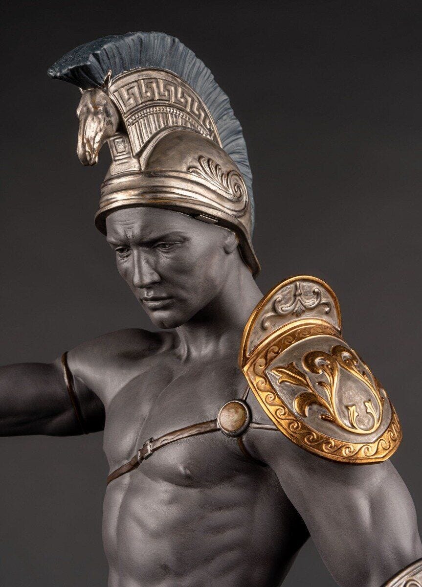 010 - 09695 - LLADRO® Figur Spartan 71x44x26cm 01009695 2023