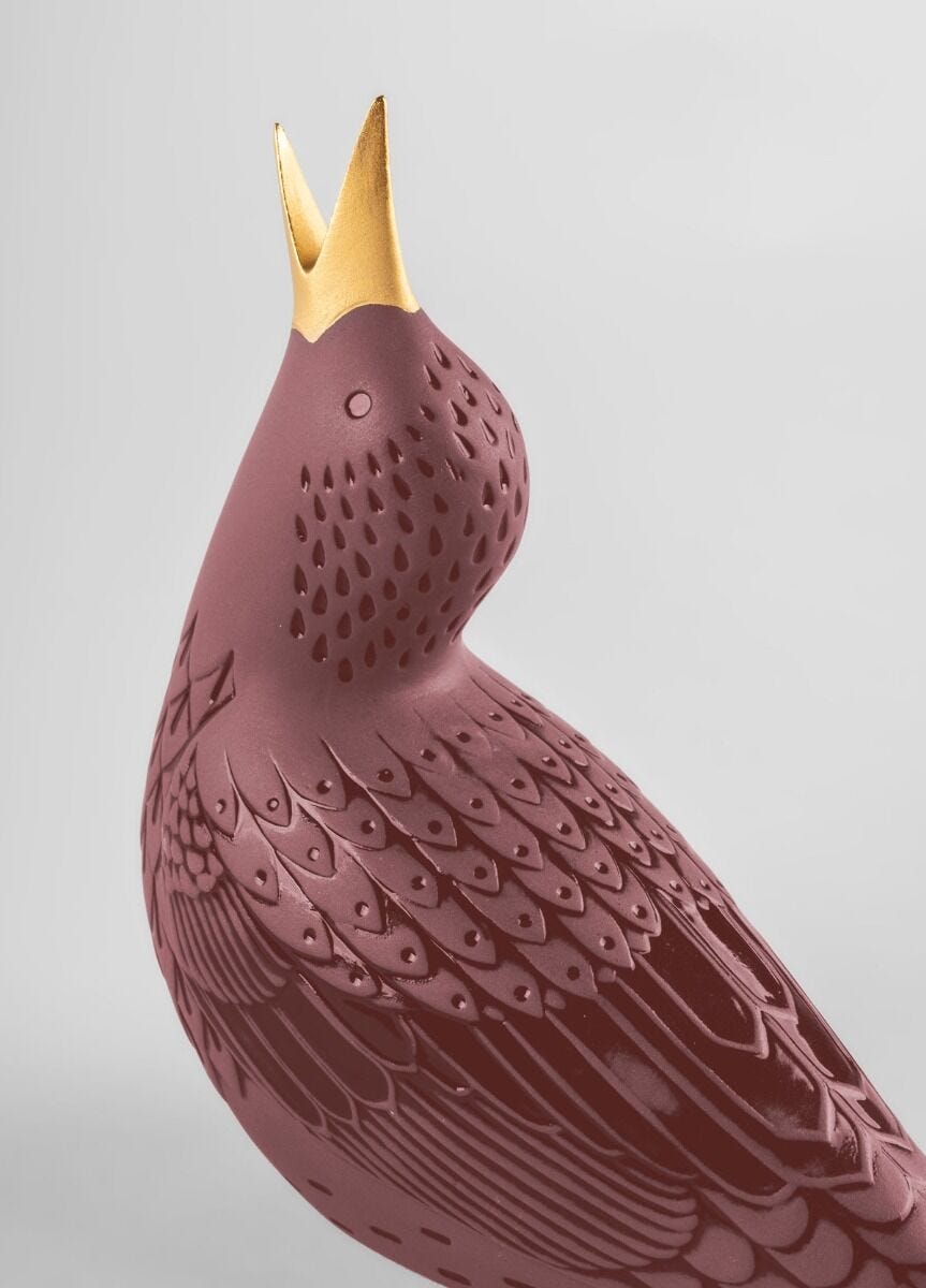 010 - 09678 - LLADRO® Figur Starling I Figurine. Violett 17x19x9cm 01009678 2023