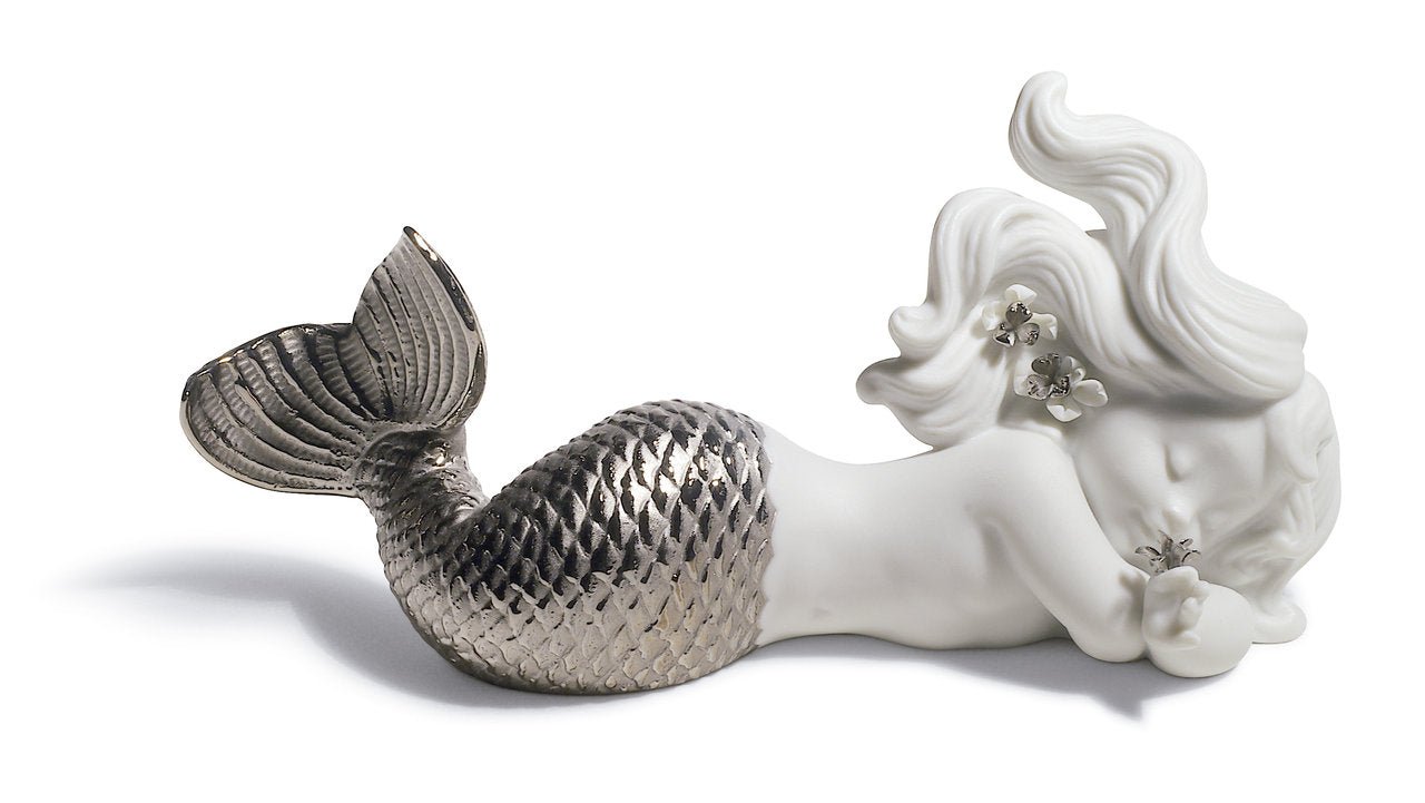 010 - 08546 - LLADRO® Figur »Träumen Am Meer (Re - Deco Silber) - 8 cm« 01008546