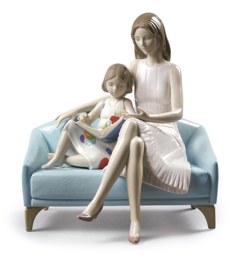 010 - 09225 - LLADRO® Figur »UNSERE LESEZEIT - 23x21x17 cm« 01009225