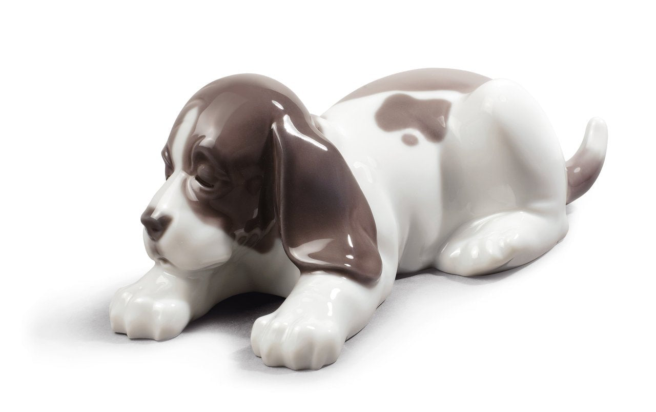 010 - 09134 - LLADRO® Figur »Verschlafener Hund« 6 cm 01009134
