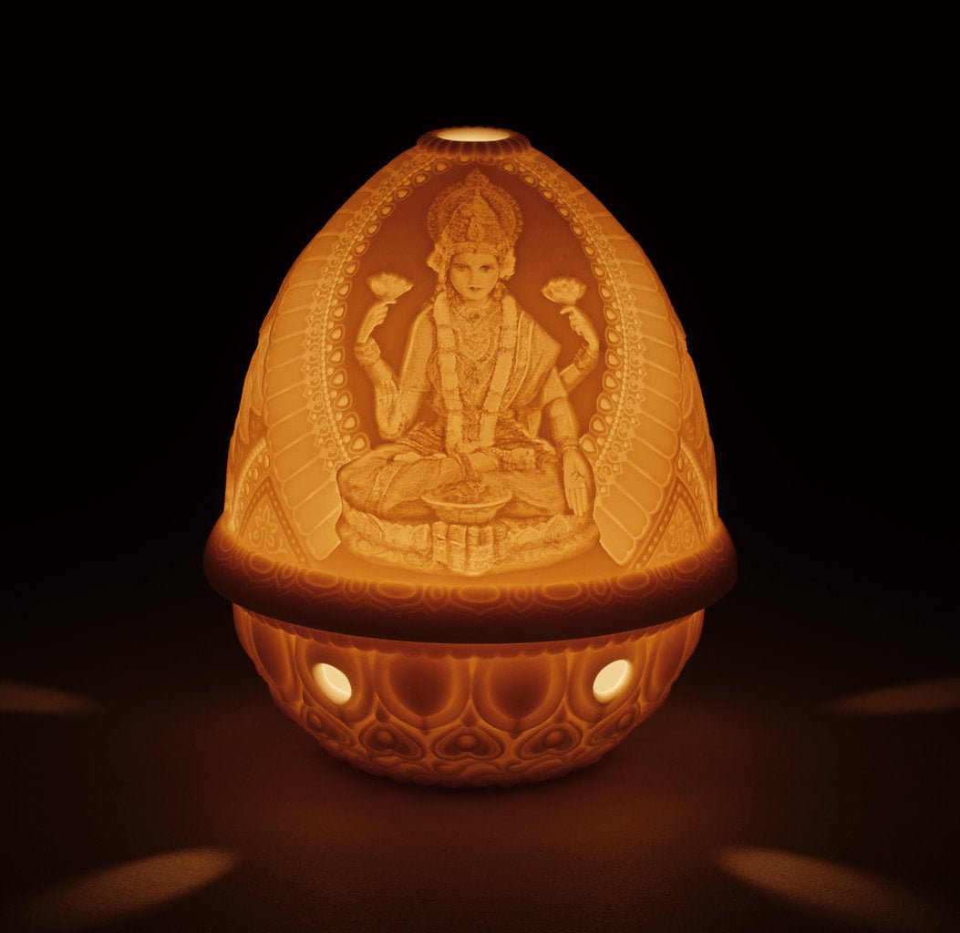 010 - 17339 - LLADRO® »Göttin Lakshmi Lithophanie« 01017339