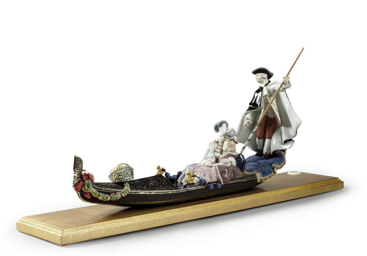 010 - 02014 - LLADRO® High Porzellan Figur 'Gondel in Venedig' 01002014 limitiert 01002014