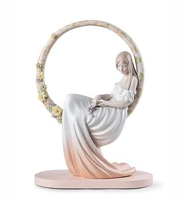 LLADRO® - 'In her thoughts - Base included' 2021 01009537-010-09537