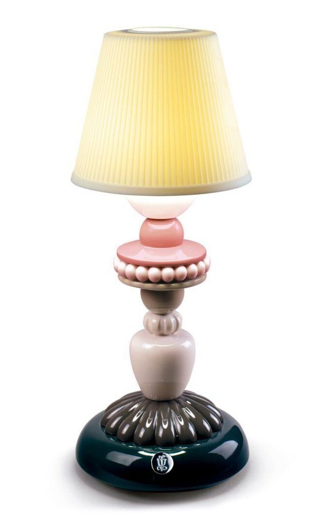 010 - 23922 - LLADRO® Leuchte 'Sunflower Firefly Lampe (schwarz) 30h cm' 01023922