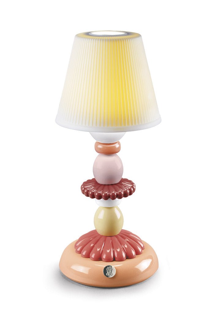 LLADRO® Leuchten »Lampe LOTUS FIREFLY LAMPE (CORAL) - Size: 28 x 12 x 12 cm« 01023760-010-23760