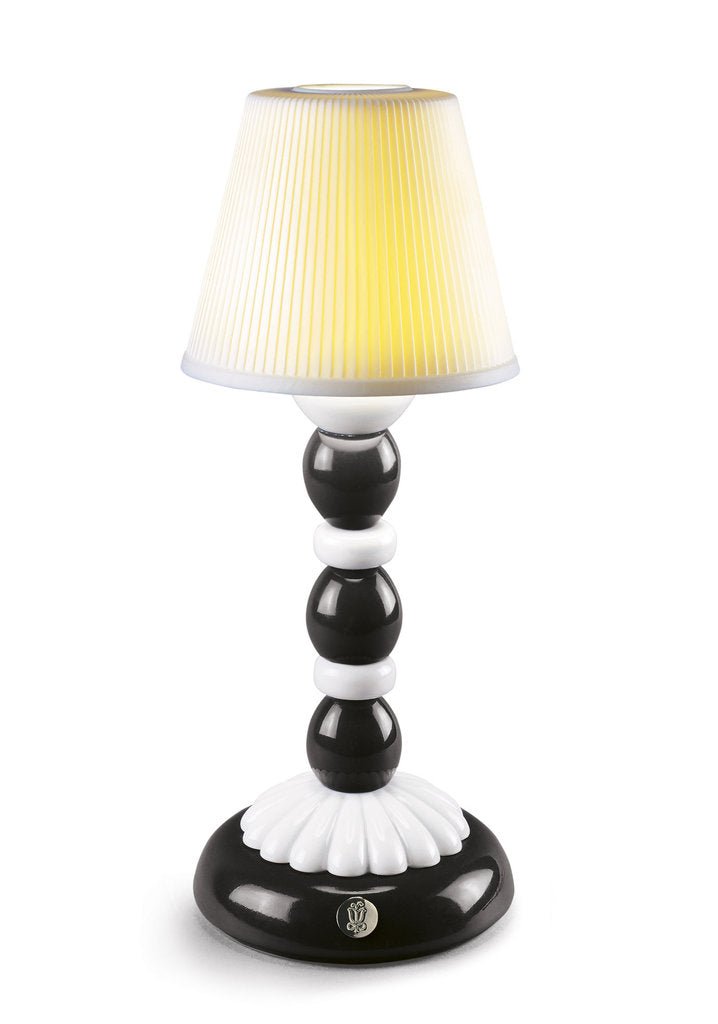 010 - 23763 - LLADRO® Leuchten »Lampe PALM FIREFLY LAMPE (SCHWARZ UND WEISS) - Size: 30 x 12 x 12 cm« 01023763