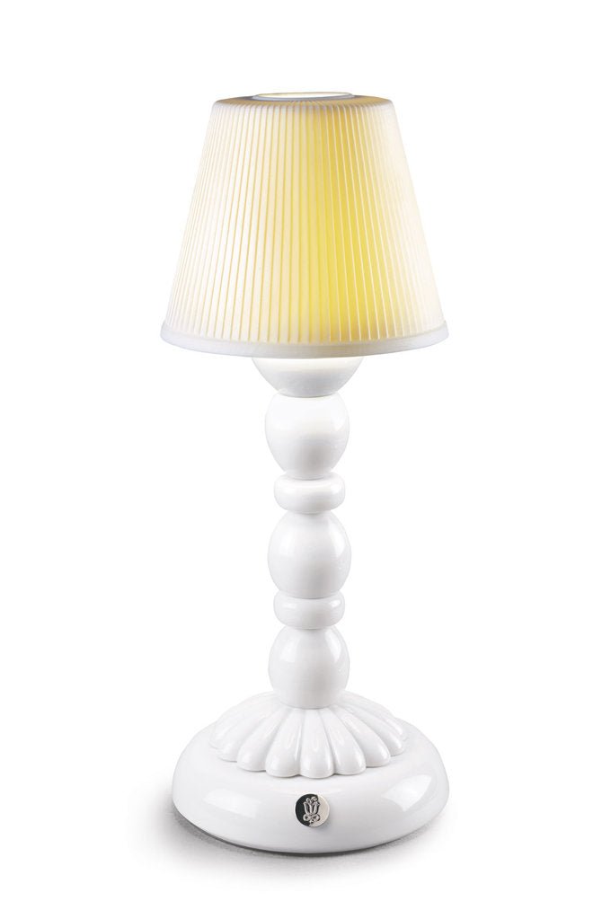 010 - 23762 - LLADRO® Leuchten »Lampe PALM FIREFLY LAMPE (WEISS) - Size: 30 x 12 x 12 cm« 01023762