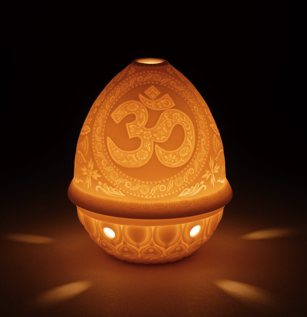 010 - 17335 - LLADRO® »Lithophane Votive Light Figur »Om« 01017335