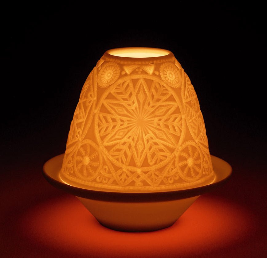 010 - 17310 - LLADRO® »Lithophanie mit Teller Figur »Schneeflocke« 01017310