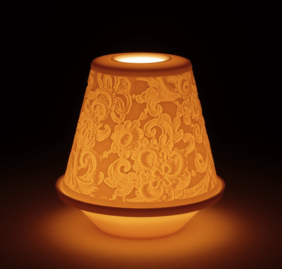 010 - 17337 - LLADRO® »Lithophanie mit Teller Figur »Spitzenbordüre 10Cm« 01017337