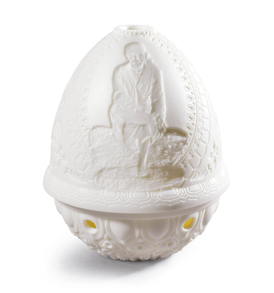 010 - 17365 - LLADRO® »Litophanie Lampe - Sai Baba - 12 cm« 01017365