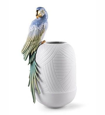 LLADRO® - 'Macaw bird vase' 2021 01009540-010-09540