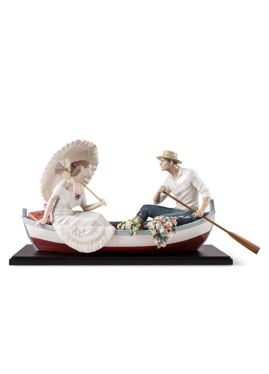 010 - 02034 - LLADRO® Romance on the Lake - Romantik am See 31x58x22cm 01002034 2023 limitiert
