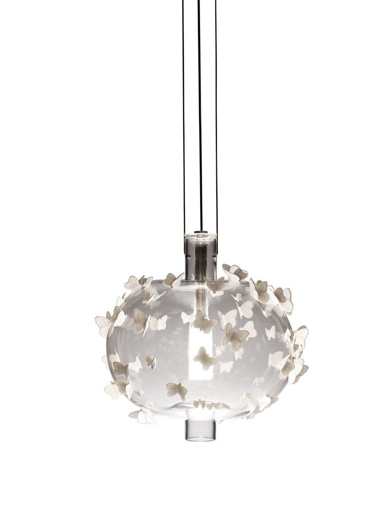 010 - 17061 - LLADRO® - Standbild Schmetterlinge Hängelampe Ce 01017061