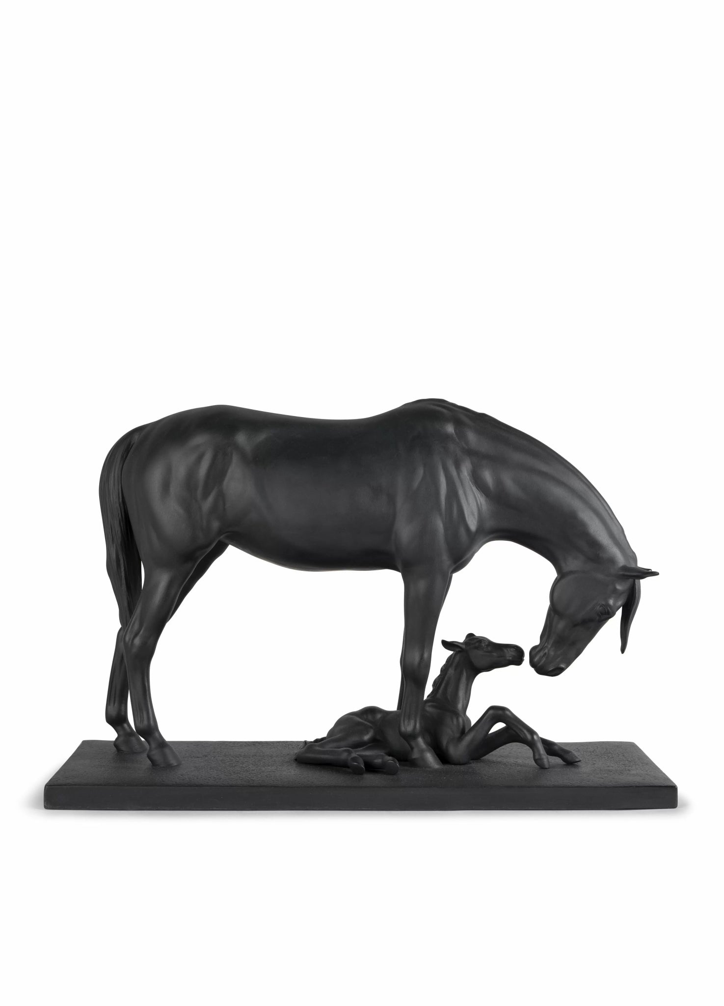 010 - 12560 - LLADRO® - 'Stute und Fohlen - 27 x 39 x 16 cm' 01012560