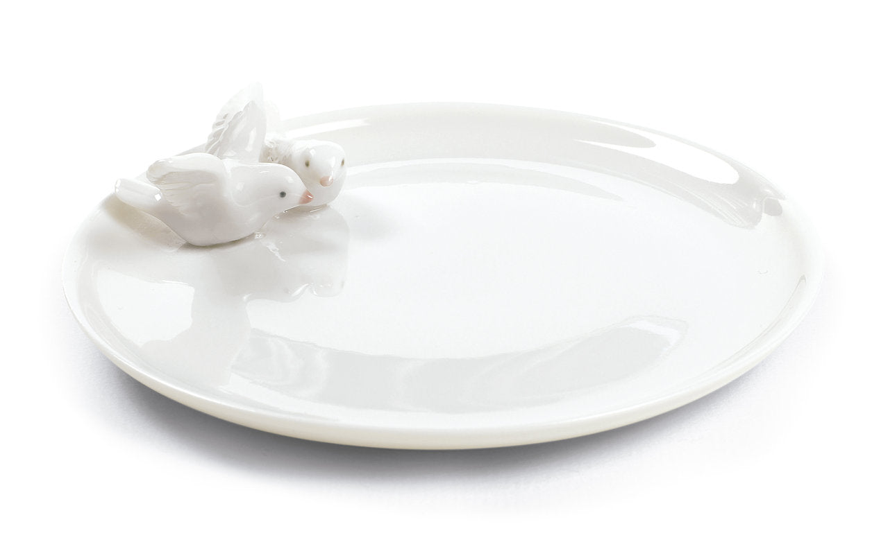 010 - 07842 - LLADRO® »Teller Tauben - 3 cm« 01007842