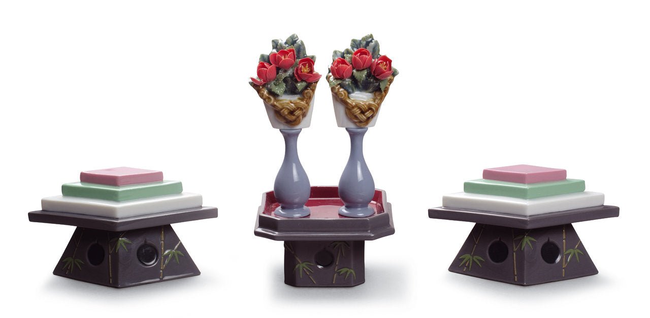 010 - 08774 - LLADRO® Teller »Teller Für Süßigkeiten U. Pfirsichblumen« 16 cm 01008774