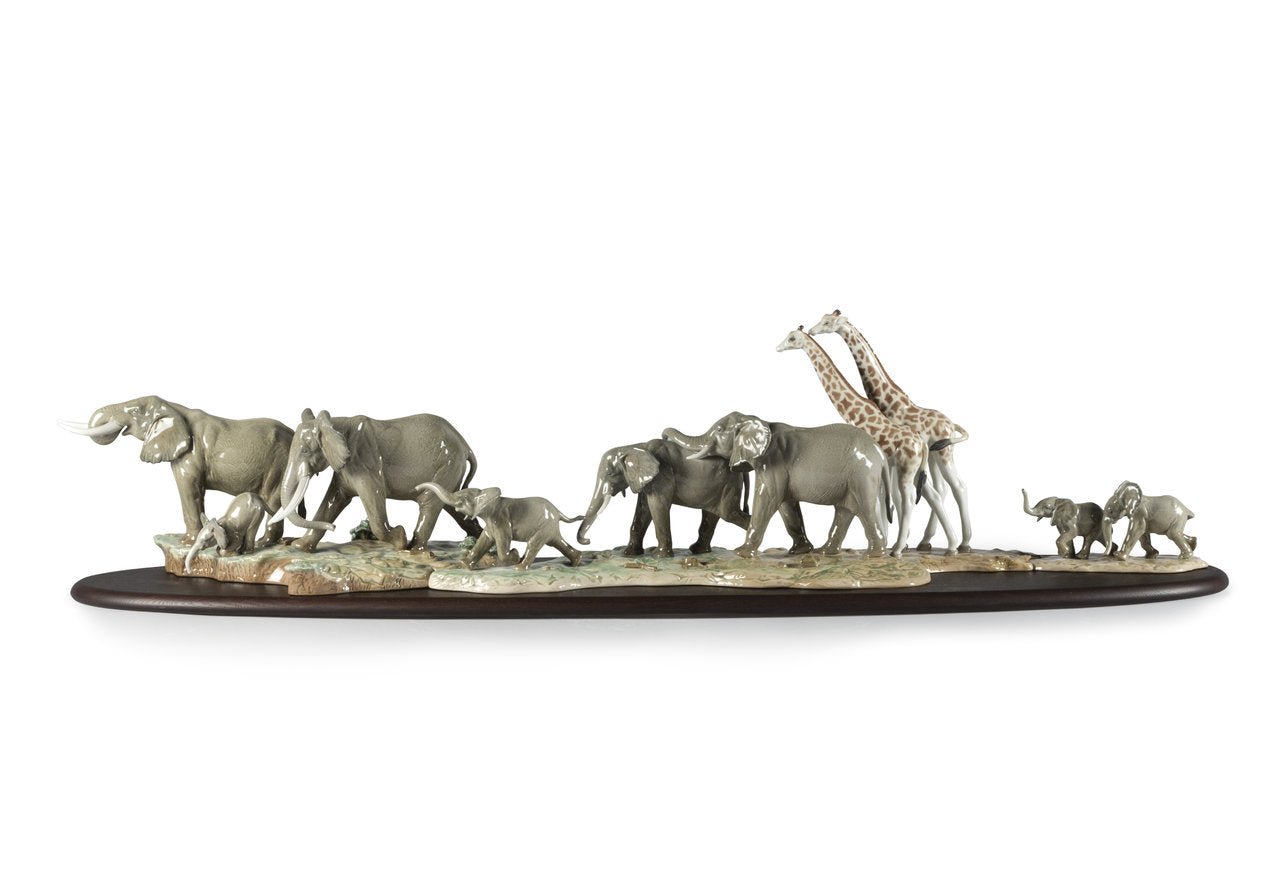 010 - 09394 - LLADRO® Tiere Figur 'Afrikanische Savanne' 01009394 01009394