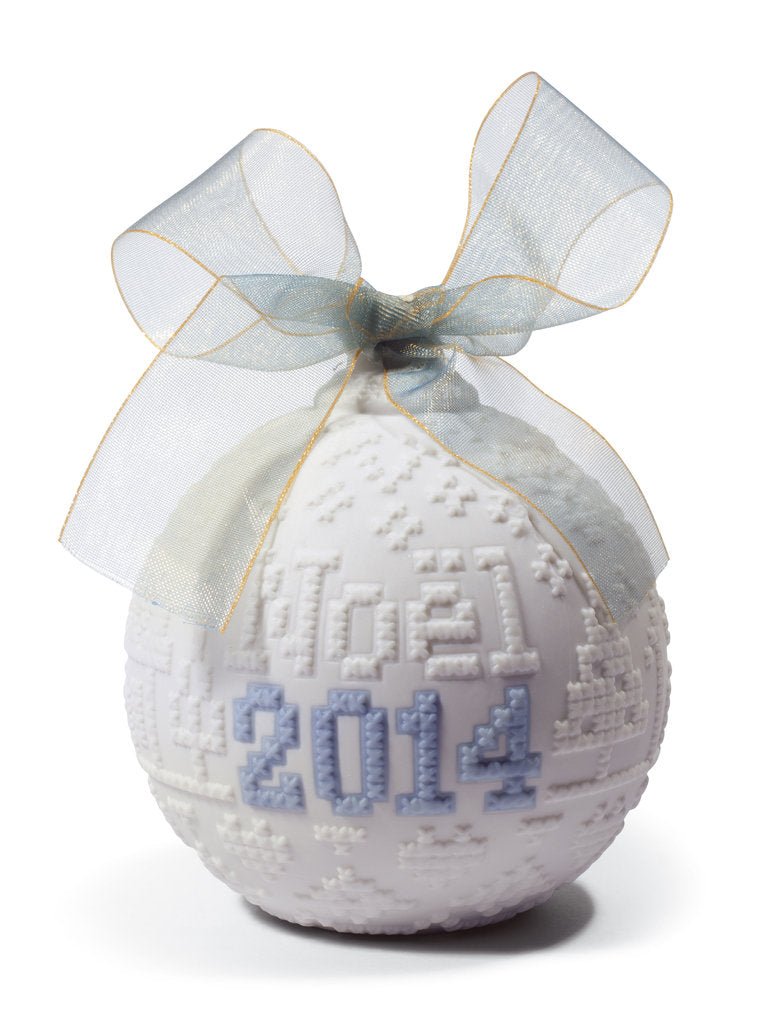 010 - 18389 - LLADRO® Weihnachten »Weihnachtskugel 2014 - limitiert auf das Jahr« 10 cm 01018389