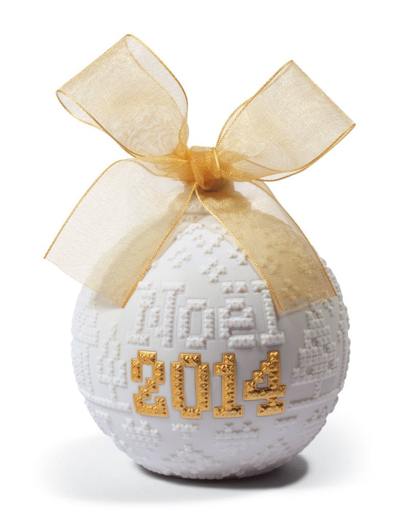 010 - 18390 - LLADRO® Weihnachten »Weihnachtskugel (Re - Deco) 2014 - limitiert auf das Jahr« 10 cm 01018390