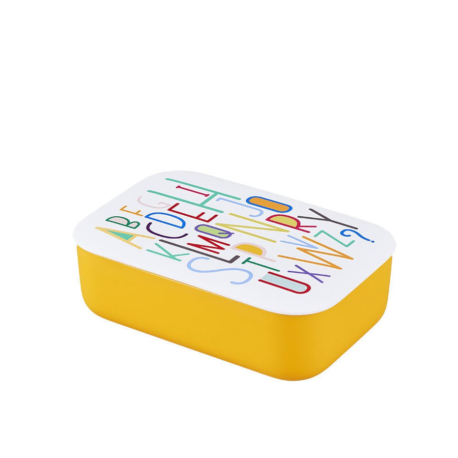 Lunchbox "ABC" m. Deckel und Silikonring, chic.mic, Material PLA-CHI-BPCL101