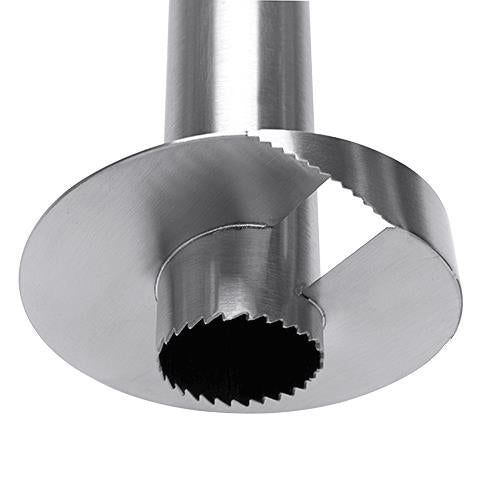 L00010246 - LURCH Ananasschneider platingrau zum Entkernen Schälen Schneiden