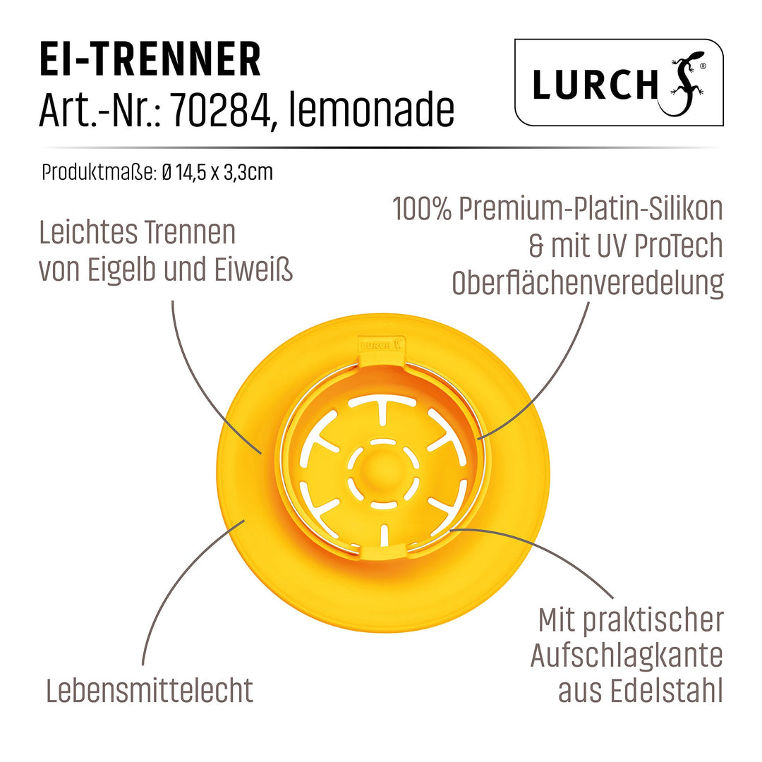 LURCH Ei-Trenner Silikon lemonade-L00070284