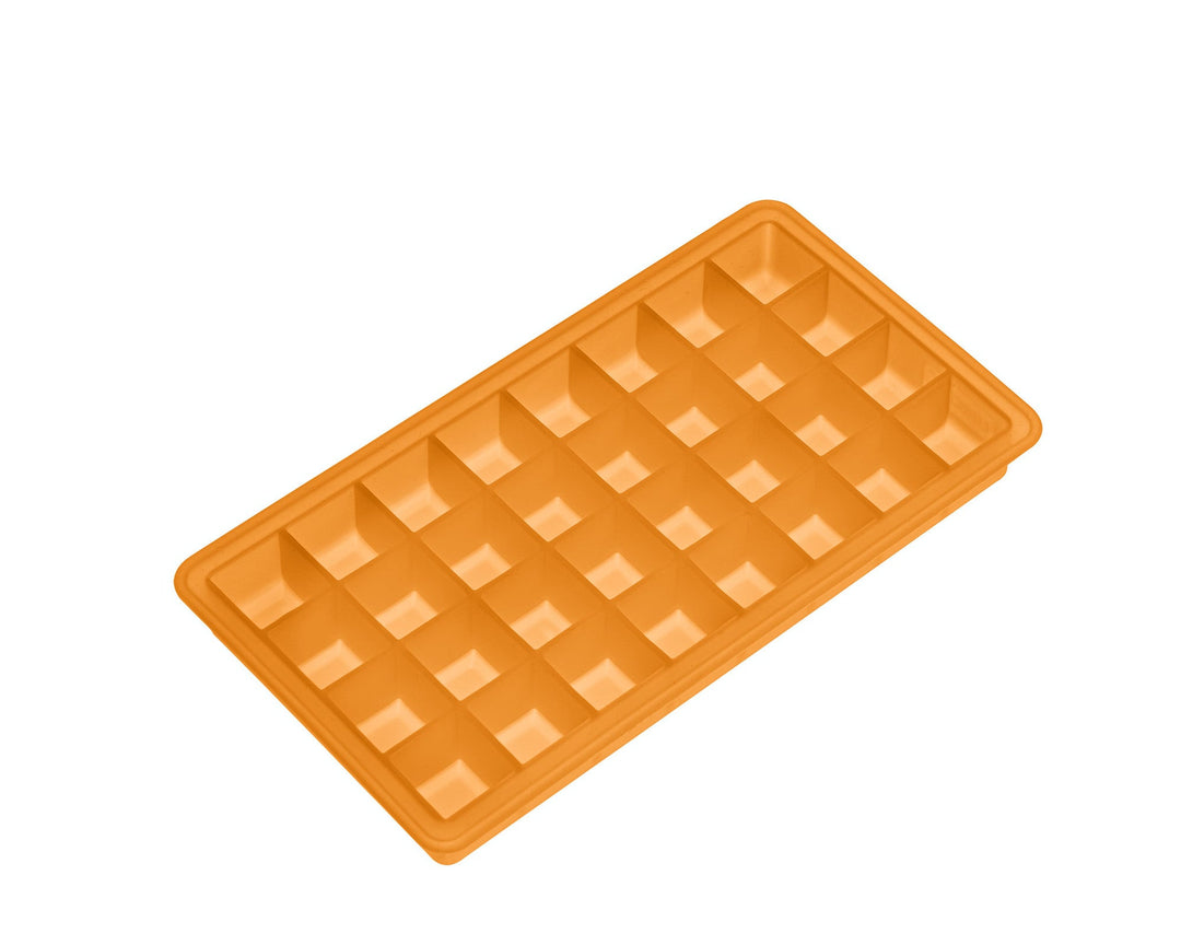 LURCH Eiswürfelform Würfel 2cm mango Form für 32 Eiswürfel-L00010427