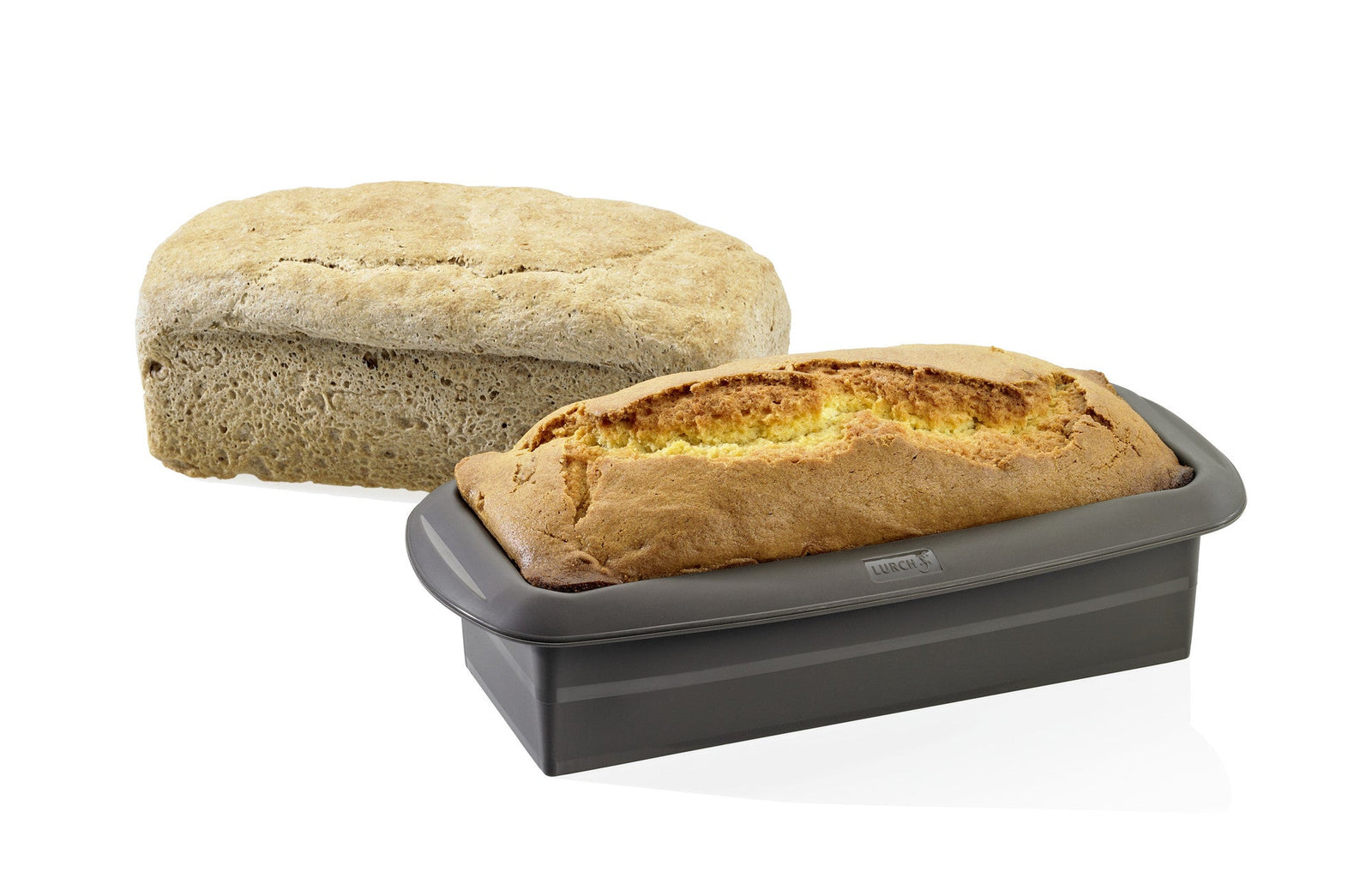 L00085000 - LURCH FlexiForm Kasten 25x9x6,5cm Premium - Platin - Silikon braun