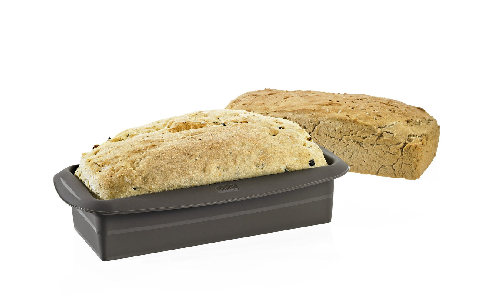 L00085010 - LURCH FlexiForm Kastenform 30cm Premium - Platin - Silikon braun