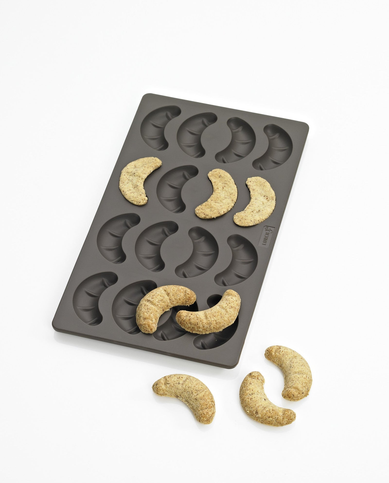 L00065015 - LURCH FlexiForm Kipferl 15x30cm braun