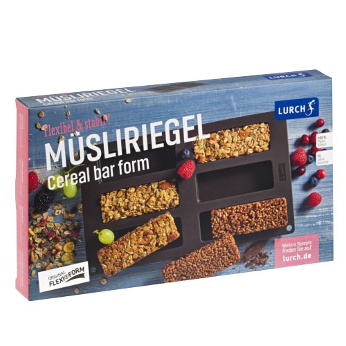 LUR - 00085083 - Lurch Flexiform Müsliriegel 30x17,5cm 6fach braun