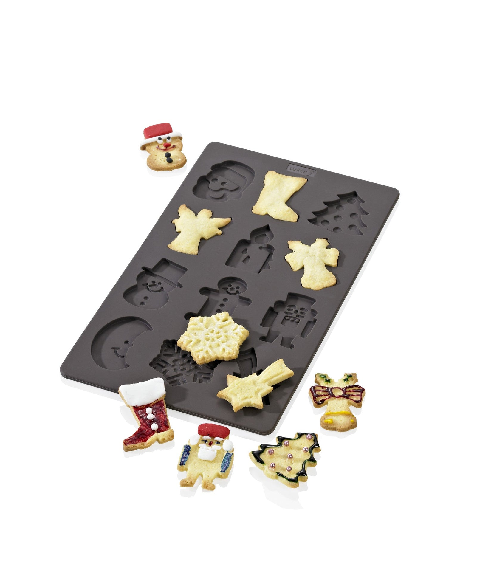 L00065021 - LURCH FlexiForm Winterzeit 12 Motive 17,5x30 cm braun