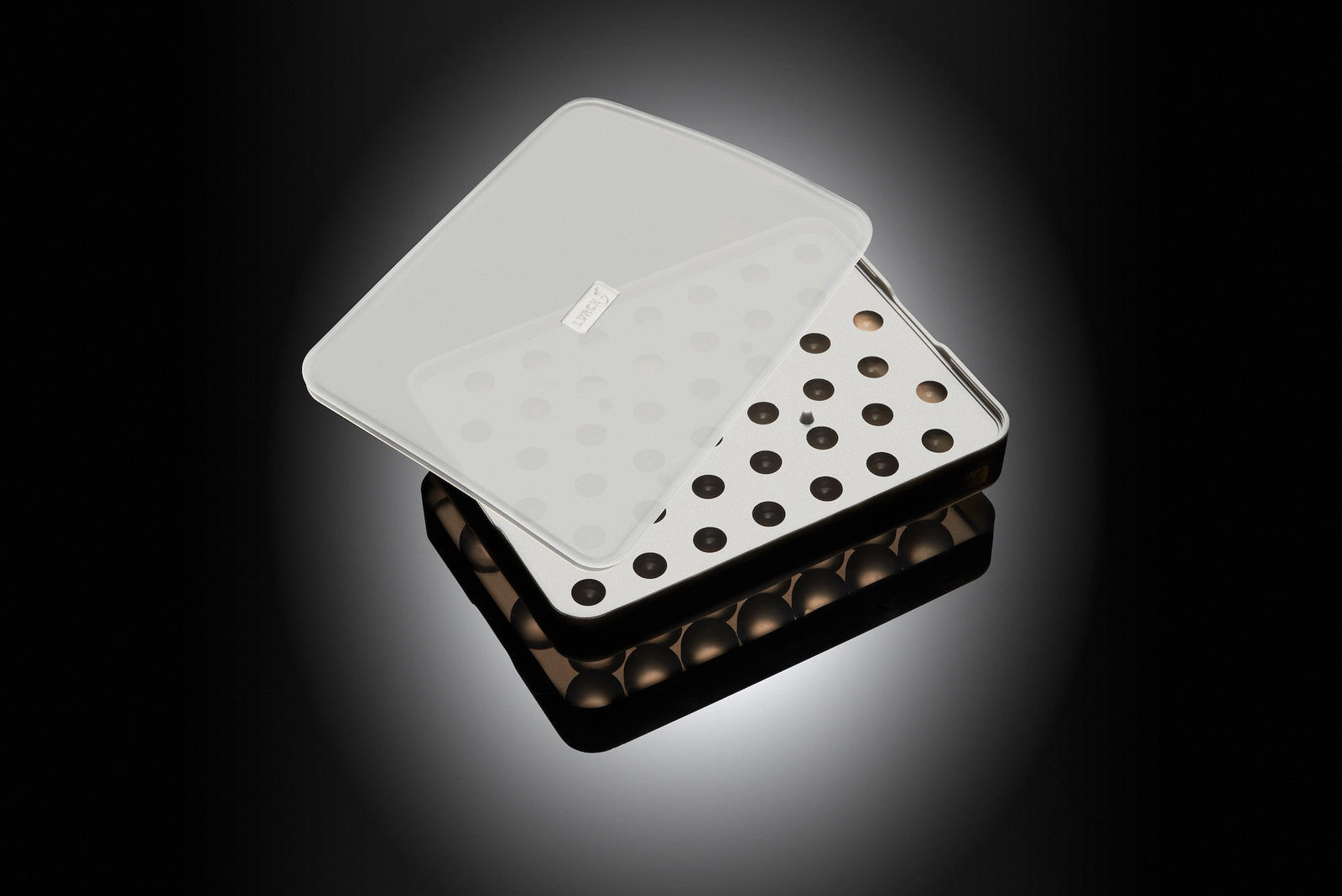 L00240720 - LURCH ICE FORMER Kugel Ø2cm schwarz Eiswürfelform mit Deckel