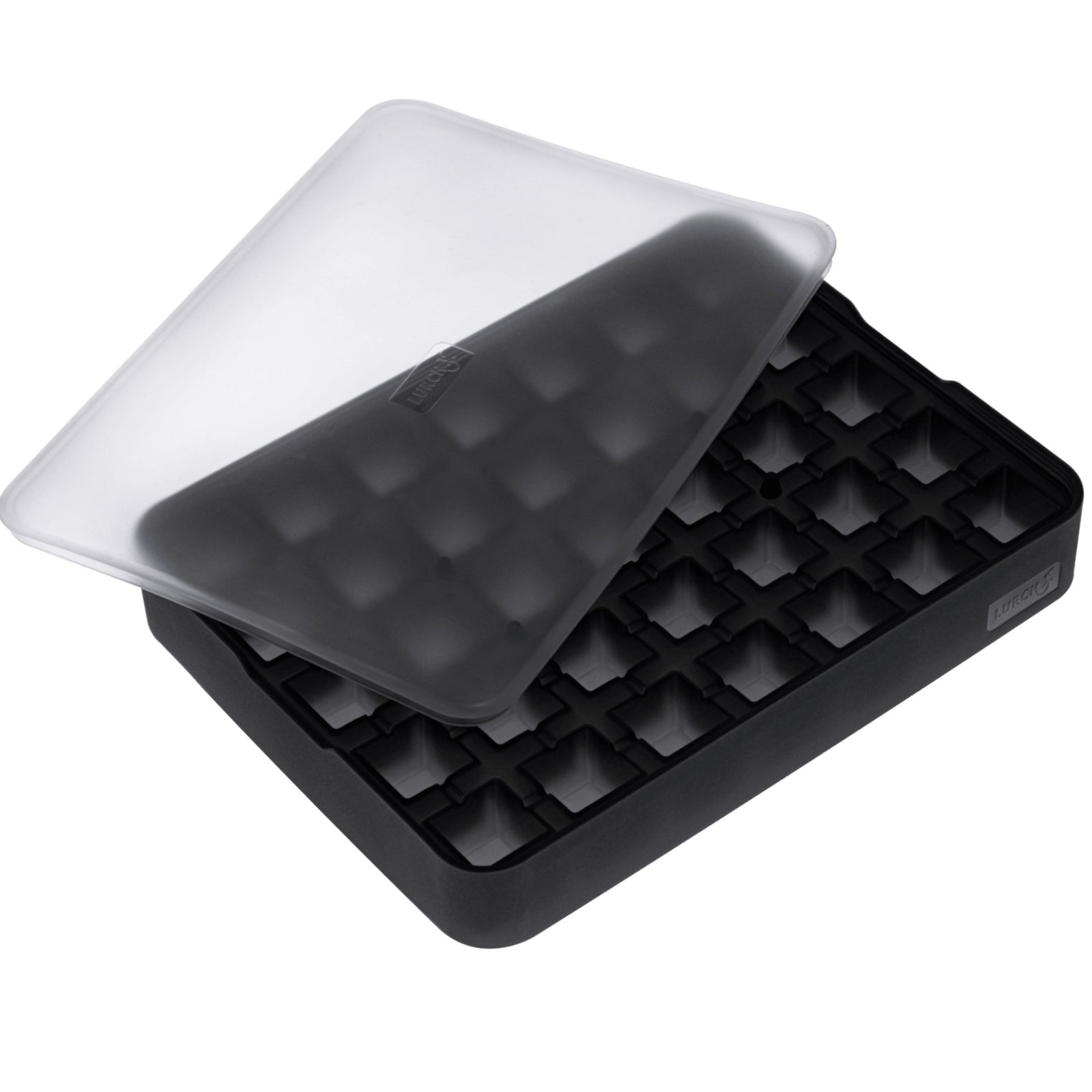 L00240700 - Lurch ICE FORMER Würfel 2x2cm schwarz transparent