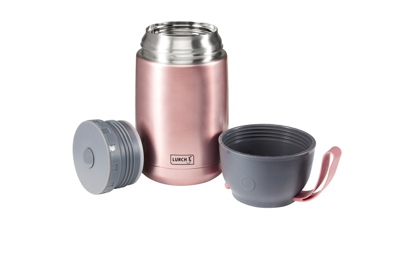 L00240932 - LURCH Iso - Pot Edelstahl 650ml rosa - metallic