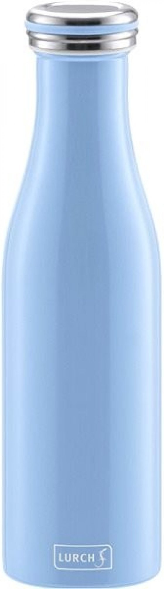 LURCH Isolier-Flasche Edelstahl 0,5l light blue-L00240909