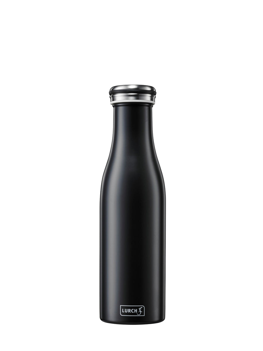 LURCH Isolier-Flasche Edelstahl 0,5l mattschwarz-L00240908