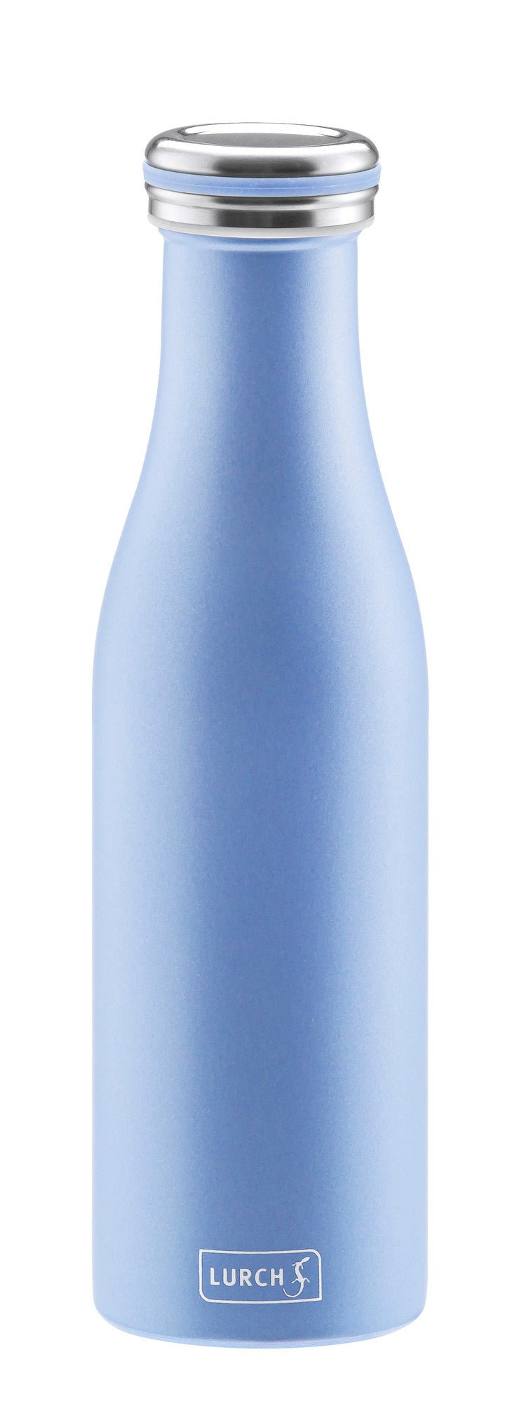 LURCH Isolier-Flasche Edelstahl 0,5l pearl blue-L00240940