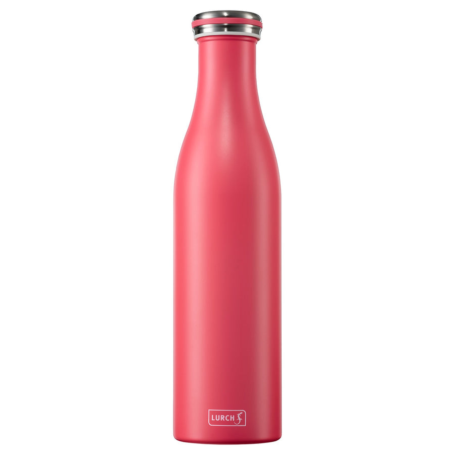 Lurch Isolier-Flasche Edelstahl 0,75l pink-LUR-00240968